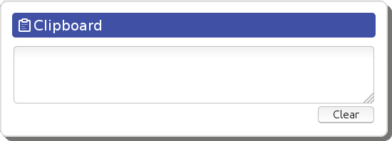 ThinLinc Web Access Clipboard Dialog